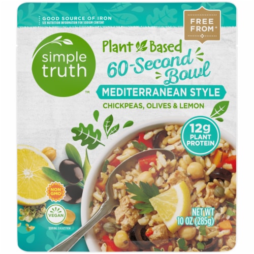 Simple Truth™ Plant Based Mediterranean Bowl Perspective: front