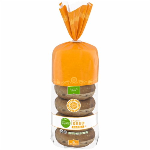 Simple Truth Organic™ Multi-Seed Bagels Perspective: front