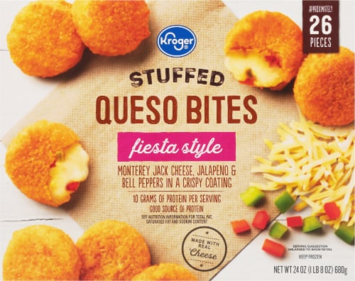 Kroger® Fiesta Style Stuffed Queso Bites Perspective: front