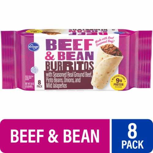 Kroger® Beef & Bean Burritos Perspective: front