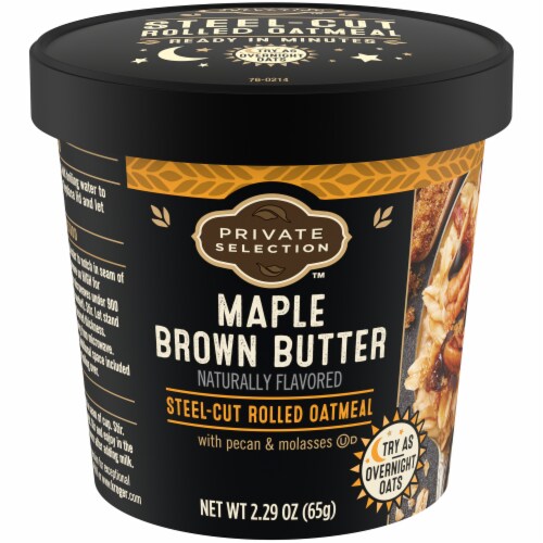 Private Selection™ Maple Brown Butter Oatmeal Cup Perspective: front