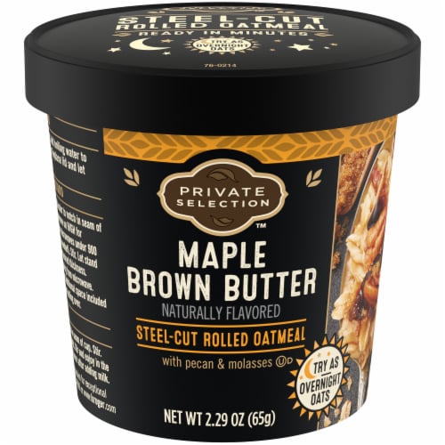 Private Selection™ Maple Brown Butter Oatmeal Cup Perspective: front