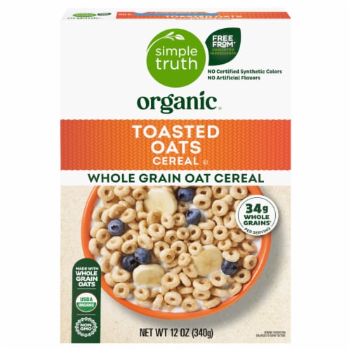 Simple Truth Organic™ Toasted Oats Cereal Perspective: front