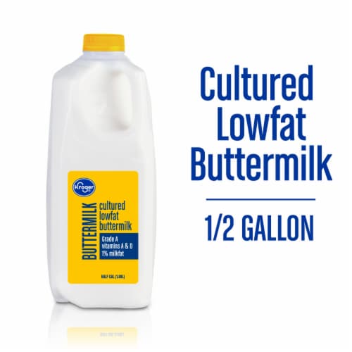 Kroger® Cultured Low Fat 1% Buttermilk Perspective: front