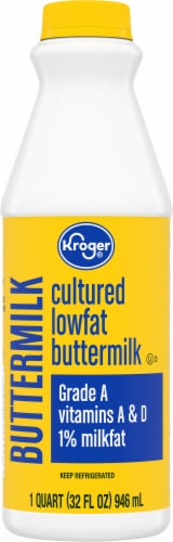 Kroger® Cultured Low Fat 1% Buttermilk Perspective: front