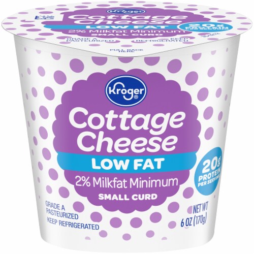 Kroger® 2% Lowfat Small Curd Cottage Cheese Perspective: front