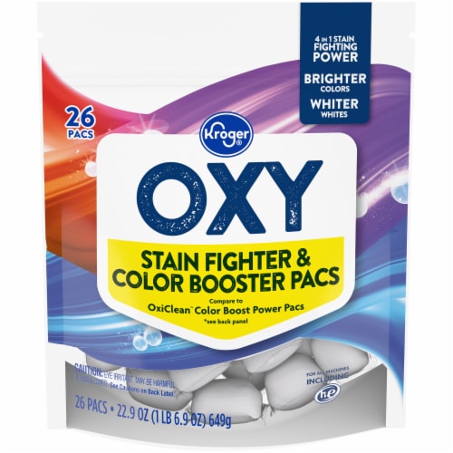 Kroger Oxy Stain Fighter & Color Booster Laundry Detergent Pods