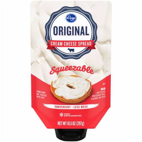 Kroger® Original Cream Cheese Squeeze Pouch Perspective: front