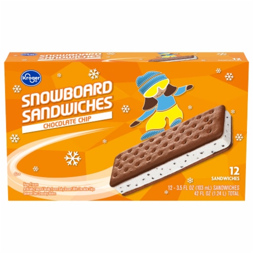 Kroger® Chocolate Chip Ice Cream Sandwiches, 12 ct - Kroger