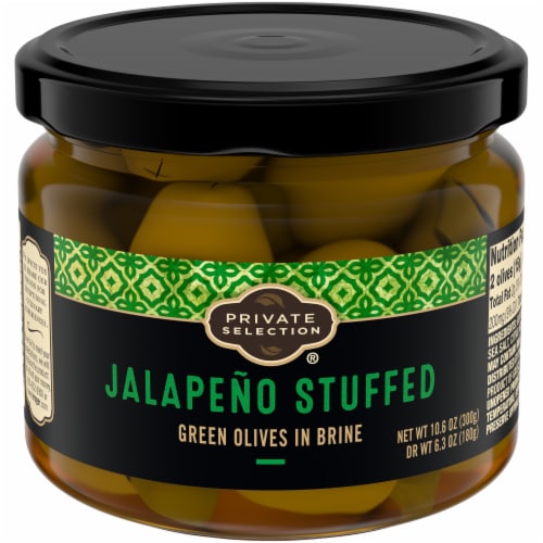 Private Selection® Jalapeno Stuffed Green Olives Perspective: front