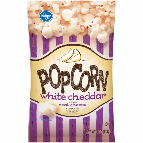 Kroger® White Cheddar Popcorn Bag Perspective: front