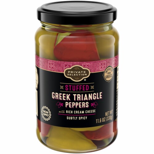 Private Selection® Stuffed Greek Triangle Peppers Perspective: front