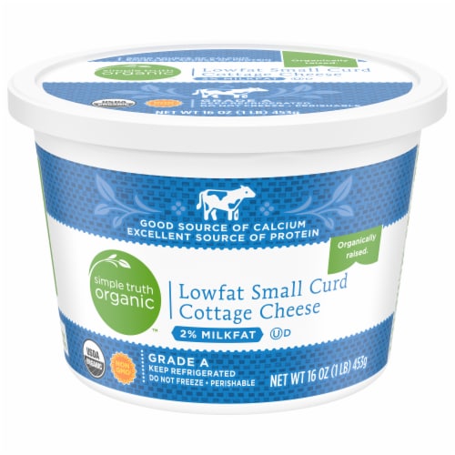 Simple Truth Organic™ Lowfat Small Curd Cottage Cheese Perspective: front
