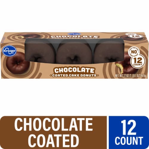 Kroger® Chocolate Donuts Perspective: front