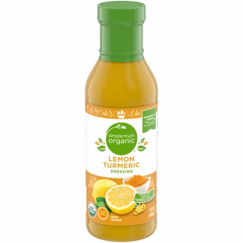 Simple Truth Organic® Lemon Turmeric Dressing Perspective: front