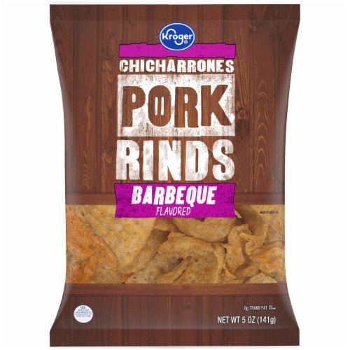 Kroger® Chicharrones Barbeque Pork Rinds Perspective: front