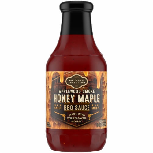 Private Selection® Applewood Smoke Honey Maple BBQ Sauce Perspective: front