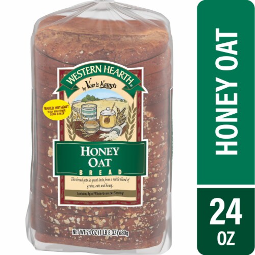 Western Hearth Honey Oat Widepan Bread Perspective: front