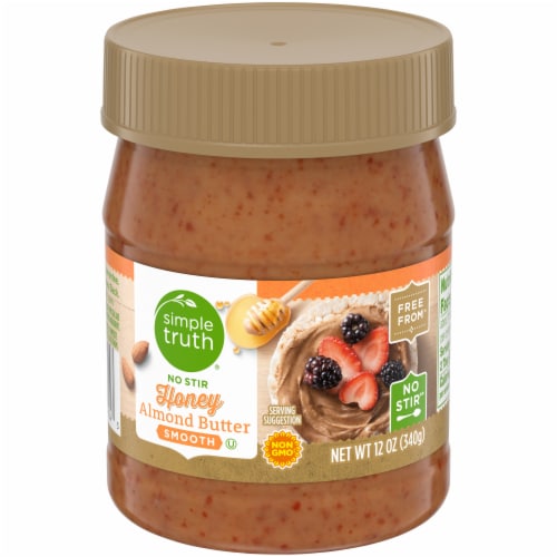 Simple Truth® No Stir Smooth Honey Almond Butter Perspective: front