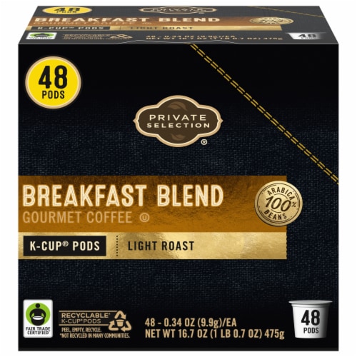 Private Selection® Breakfast Blend Light Roast Coffee Pods Perspective: front