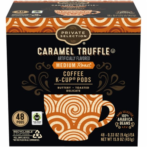 Private Selection® Caramel Truffle Medium Roast K-Cup Coffee Pods Perspective: front