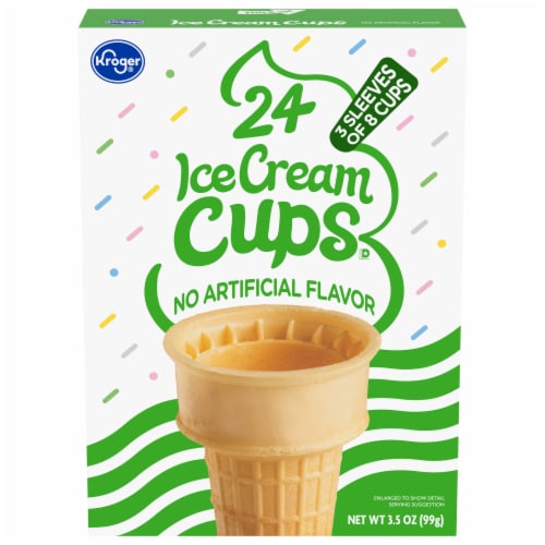 Kroger® Cake Ice Cream Cones Perspective: front