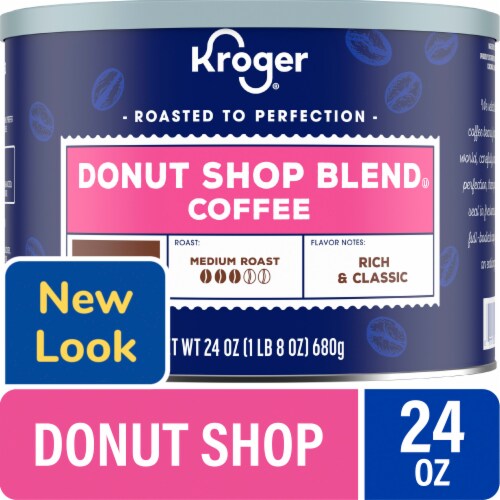Kroger® Donut Shop Blend Medium Roast Ground Coffee Perspective: front