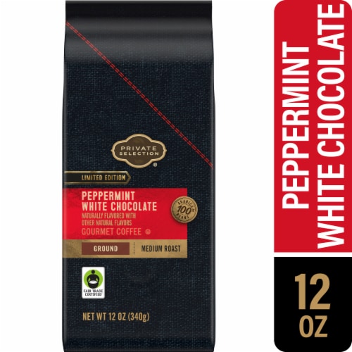Private Selection® Peppermint White Chocolate Medium Roast Ground Coffee Perspective: front