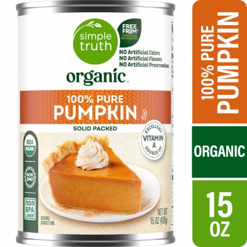 Simple Truth Organic® 100% Pure Solid Packed Pumpkin Perspective: front