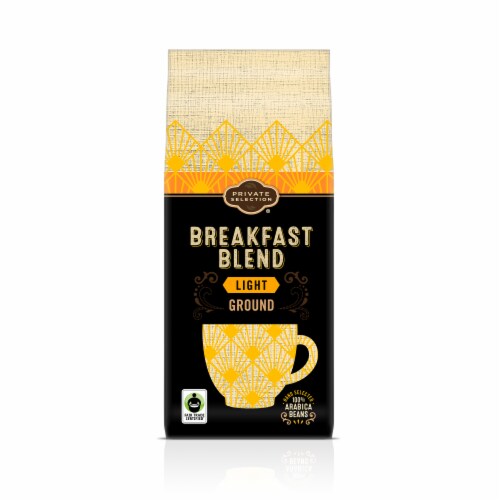 Private Selection® Fair Trade Breakfast Blend Light Roast Ground Coffee Perspective: front