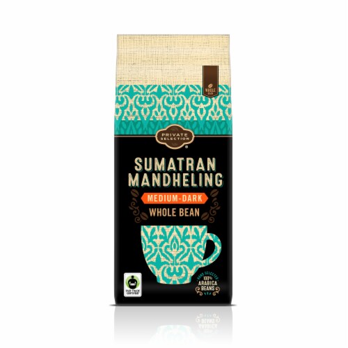 Private Selection® Fair Trade Sumatran Mandheling Medium-Dark Roast Whole Bean Coffee Perspective: front