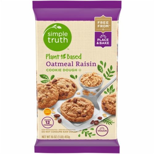 Simple Truth™ Plant-Based Oatmeal Raisin Cookie Dough Perspective: front