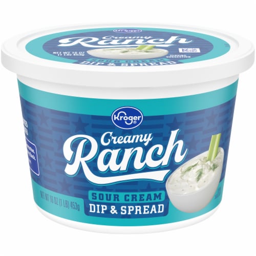 Kroger® Creamy Ranch Sour Cream Dip & Spread Perspective: front