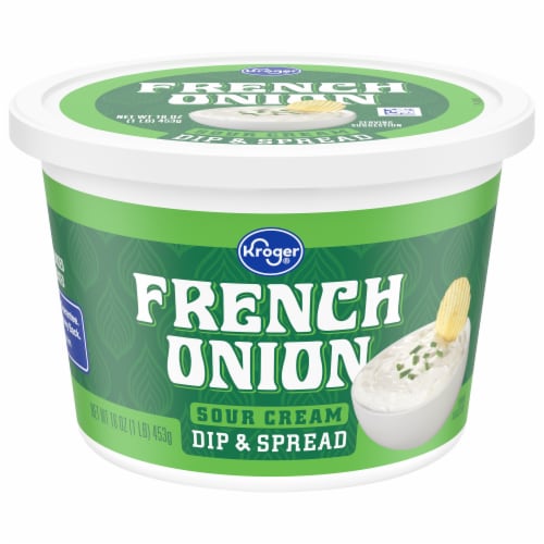 Kroger® French Onion Sour Cream Dip & Spread Perspective: front