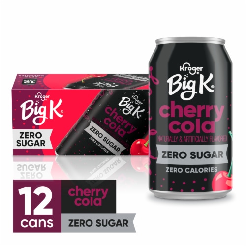 Coca-Cola Cherry Soda Pop, 12 fl oz, 12 Pack Cans 