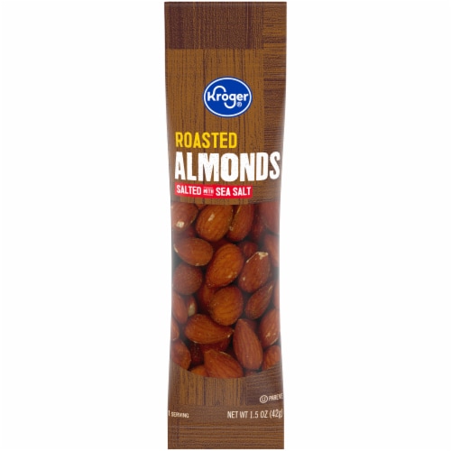 Kroger® Roasted Almonds Salted with Sea Salt Perspective: front