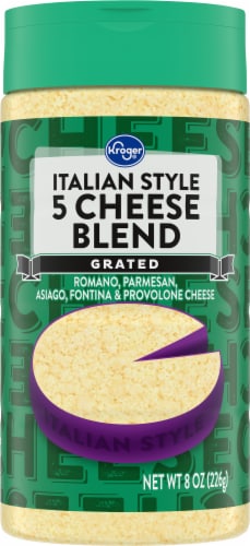 Kroger® Grated Italian Style 5 Cheese Blend Perspective: front
