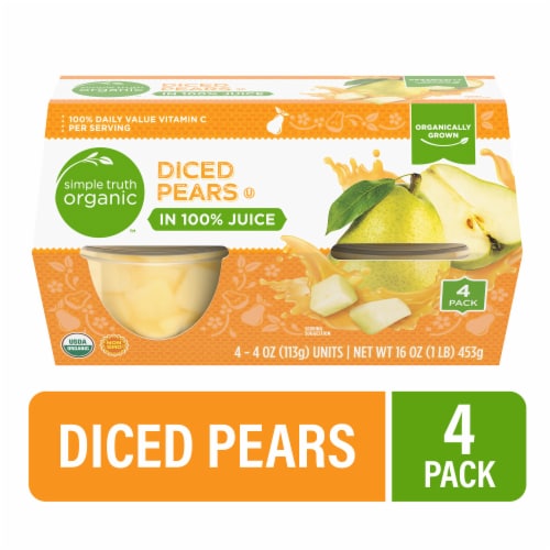 Simple Truth Organic™ Diced Pears Perspective: front