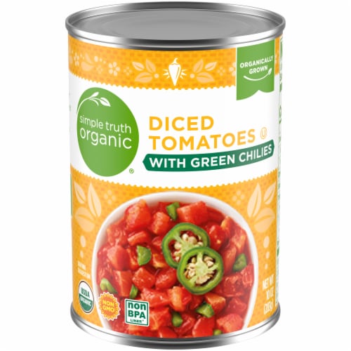 Simple Truth Organic® Diced Tomatoes with Green Chilies