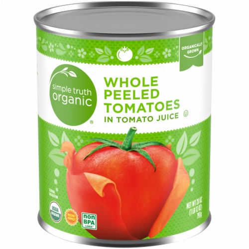 Simple Truth Organic® Whole Peeled Tomatoes Perspective: front
