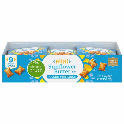 Simple Truth™ Mini Sunflower Butter Filled Pretzels Perspective: front