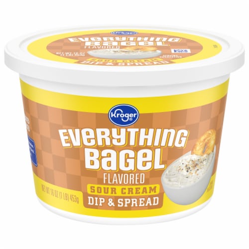 Kroger® Everything Bagel Flavored Sour Cream Dip Perspective: front