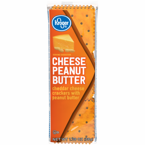 Kroger® Cheese Peanut Butter Sandwich Crackers Perspective: front