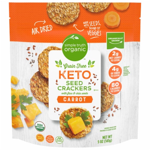 Simple Truth Organic™ Keto Carrot Seed Crackers Perspective: front