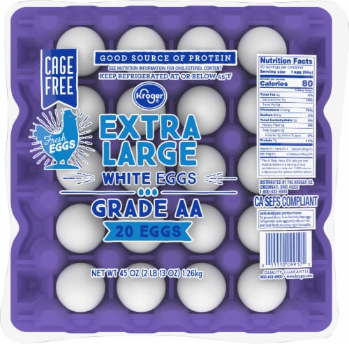 Kroger® Cage Free Extra Large White Eggs Perspective: front