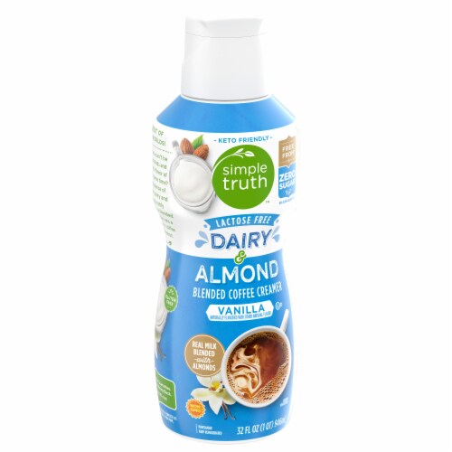 Simple Truth™ Lactose Free Dairy & Almond Vanilla Coffee Creamer Perspective: front