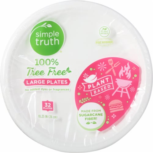 Simple Truth® Tree Free Large Paper Plates, 32 ct - Kroger