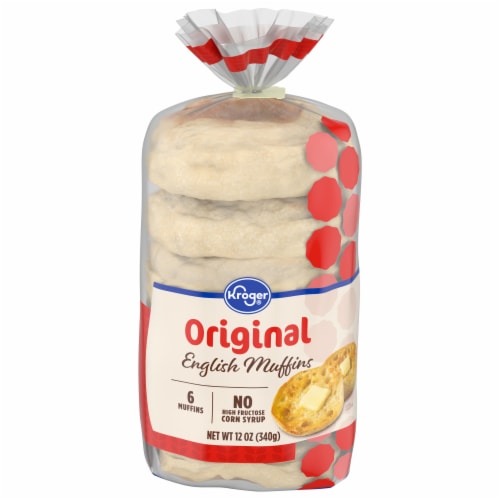 Kroger® Original English Muffins Perspective: front