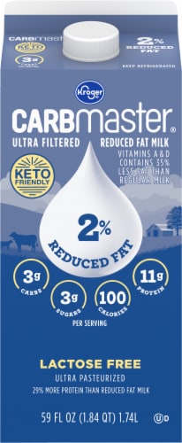 Kroger® Carbmaster 2% Milk Perspective: front