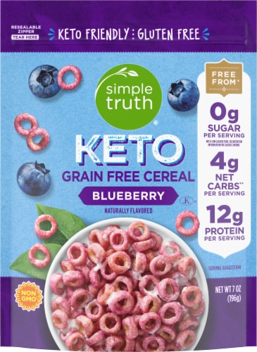Simple Truth® Keto Blueberry Cereal Perspective: front